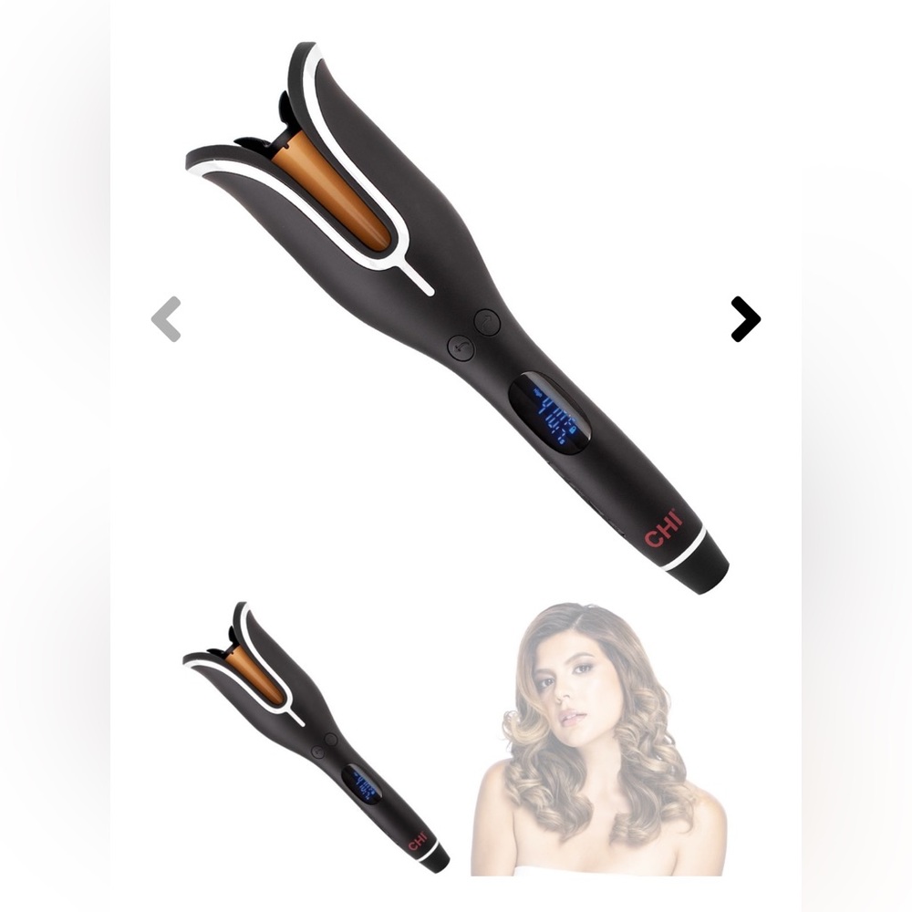 Chi Spin N Curl Ceramic Rotating Curling Iron Matte Black. CA2247